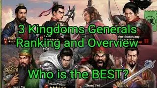 Great Conqueror 2 Shogun 3 Kingdoms Generals Ranking and Overview 