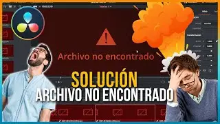 Archivo no encontrado en Davinci Resolve - Media Offline