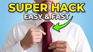 SUPER HACK| How to Tie a Tie the Easiest & Fastest Way (Step-by-Step)