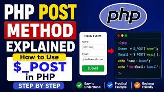 PHP $_POST Tutorial | Handle HTML Form Data in PHP Easily