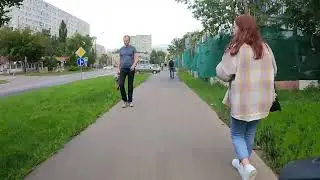 Moscow by bike August 2025 Bibirevo 4K