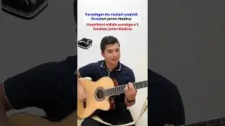 Madina❤️(Karaoke)🎸🎤Elyor Meliboyev