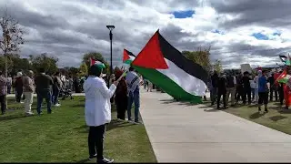 Greenville - free palestine gathering unity park 1 -10-15-2023