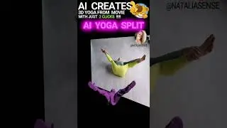 🔥🧘‍♂️ AI CREATES HOT SEXY YOGA GIRL  😎