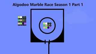 Algodoo Marble Race Season 1 Part 1