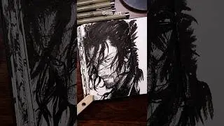 [ASMR] Drawing Miyamoto Musashi - Vagabond  