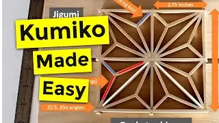 Kumiko Made Easy || How To Make Kumiko, traditional Japanese joinery