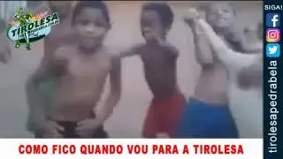 como fico quando vou para a tirolesa