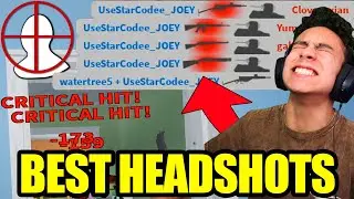 BEST HEADSHOT KILLING SPREE IN ARSENAL?! (Roblox Arsenal)