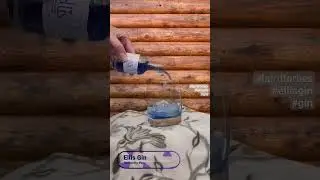 Ellis Scottish Gin Butterfly Pea changing colour #gin #ellisgin #scottishgin