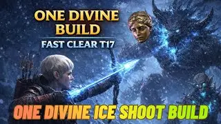 1 Divine Ice Shot Build ❄️ Fast T17 Clear & Bosses | PoE 2
