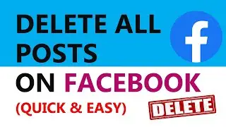 How to delete all facebook posts at once ( Step by step) | Deleting all facebook posts