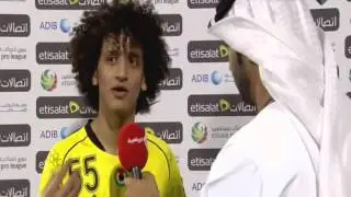 لقاء جيان وعمر عبدالرحمن بعد مباراة الوصل 7-3-2013