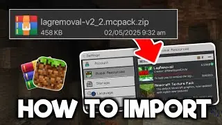 How To IMPORT Texture Packs And Addons To MCPE!
