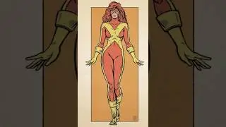 One of Jean Grey's UGLIEST COSTUMES EVER! #jeangrey #marvel #xmen