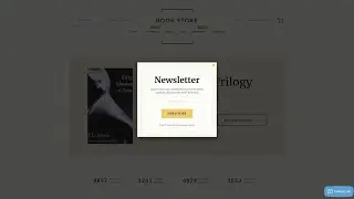 Book Shop Shopify Theme by RockThemes Website Template - 58102