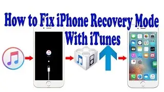 Fix iPhone Recovery Mode with iTunes || Dam Khunpisey