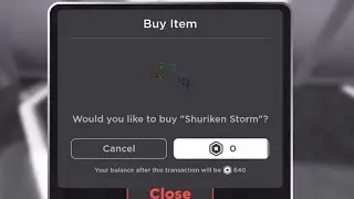 Sniping Shuriken Storm UGC LIMITED (FREE)
