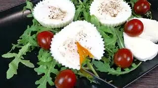 Самый простой и вкусный завтрак из куриных яиц за 1 минуту - яйцо пашот