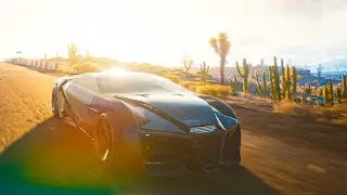 FASTEST CAR in Cyberpunk 2077 Rayfield Caliburn Free Roam ULTRA SETTINGS - GeForce Now (60FPS)