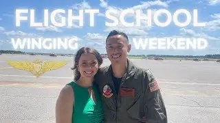 Come experience Flight School Graduation with us I VLOG I WINGING I WINGS OF GOLD