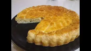 Пирог с плавленным сыром. Нежный вкус!