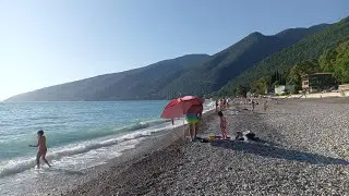 Абхазия . Старая Гагра,море сегодня