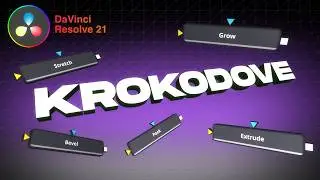 These Krokodove Text Effects Will CHANGE How You Edit | Davinci Resolve 21