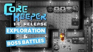 Explored, leveled & took on Ghorm the Devourer | Core Keeper 1.0