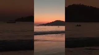 Закат. Пляж Палолем. Южный Гоа.