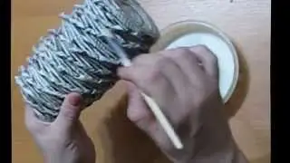 Плетение+из газет/грунтовка и покраска/