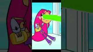 Starfire vs Ash Graven #cartoon#battle#finalspace
