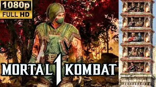 MK1 *SANTA'S HELPER REPTILE* KLASSIC TOWER GAMEPLAY! (CYRAX AS KAMEO) 1080p 60 FPS (MORTAL KOMBAT 1)