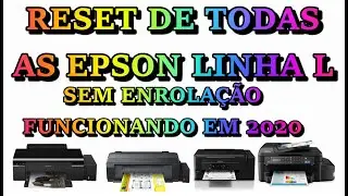 🛑 - EPSON L396 RESET FOR ALL EPSON L SERIES PRINTERS (WORKING) *NO TRICKS