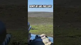 Public land hunting is like this sometimes. The guy saw me but still started shooting in front of me