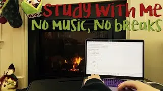 Real Time Study With Me (no music) - 1 hour, no breaks