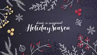 Royalty Free | After Effects Template Christmas Greeting Card