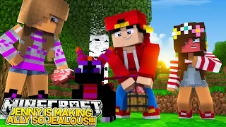 Minecraft Adventure - JENNY LIKES ROPO & ALLY IS SUPER JEALOUS!!