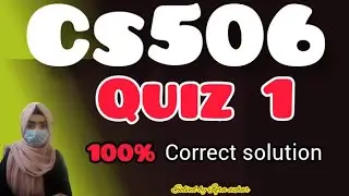 Cs506 Quiz 1 Solution 2023||