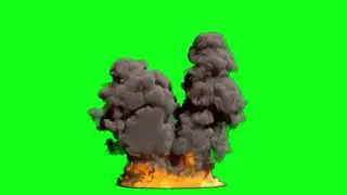 Best Explosion   Green Screen HD 1080p  -  Action Movie Greenscreen Szenen Effekte FREE Chromakey