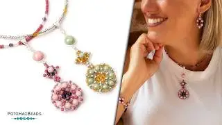 Paradise Treasure Necklace - DIY Jewelry Making Tutorial by PotomacBeads
