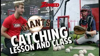 SF Giants Prospect's CATCHING LESSON AND CLASS