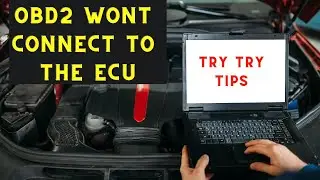 OBD2 scanner won't connect to ECU follow these easy steps