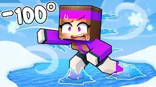 Survivre à -100 DEGRÉS sur Minecraft !