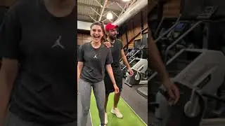 Karishma Tanna With Her Husband Doing A Couple's Challenge | 
