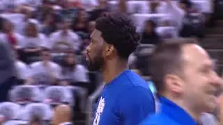 Ben Simmons Practice before Playing Raptors