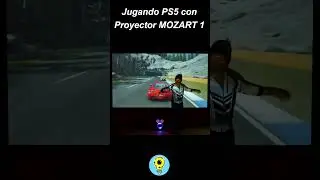 PLAY PS5 AND WANBO MOZART PROJECTOR 1 @JavierGuerrero_JAVI 