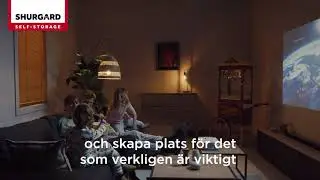 Skapa utrymme. Skapa minnen. Förvara dina tillhörigheter tryggt hos Shurgard.