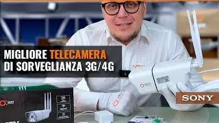 MIGLIORE TELECAMERA DI VIDEOSORVEGLIANZA 3G/4G CON SCHEDA SIM ISON IP-GR-1000-PRO. SENSORE SONY
