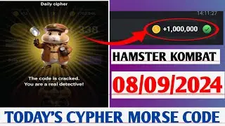 08 SEPTEMBER HAMSTER KOMBAT DAILY CYPHER CODES
